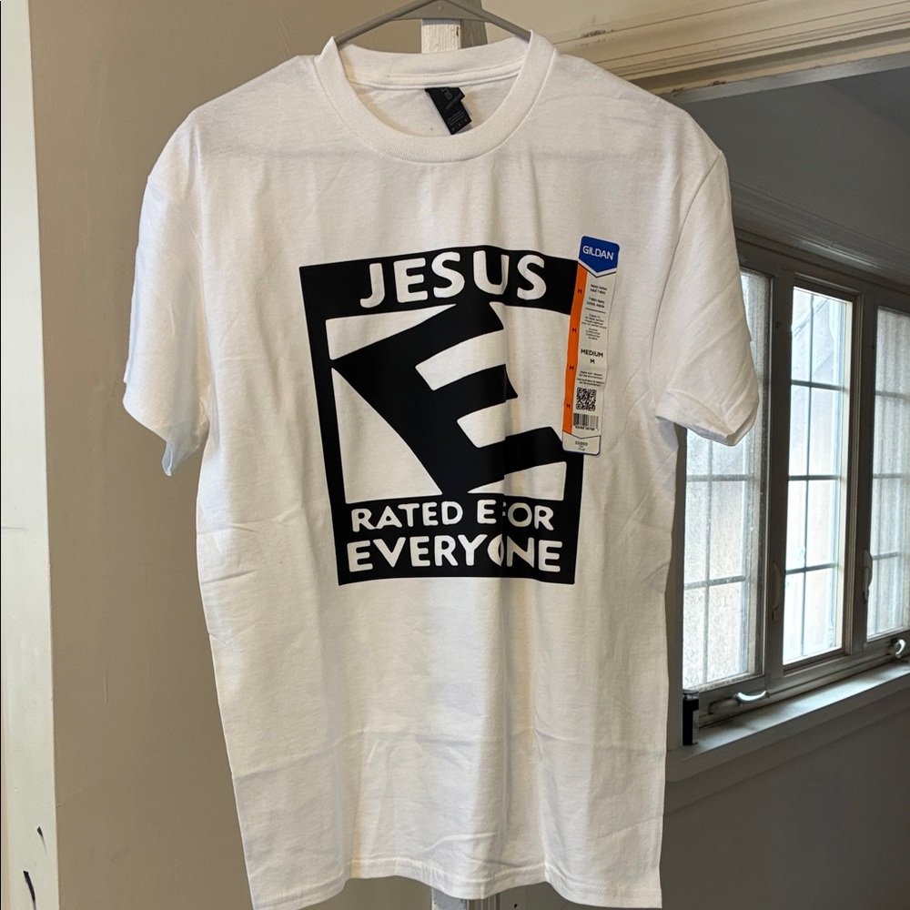 Gildan White 'Rated E for Everyone' T-Shirt